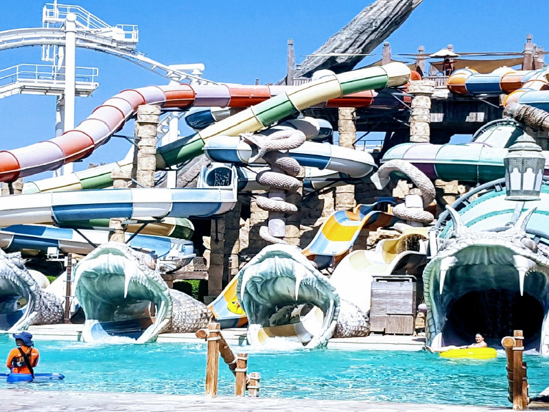 Yas Waterworld on an Abu Dhabi day trip from Dubai
